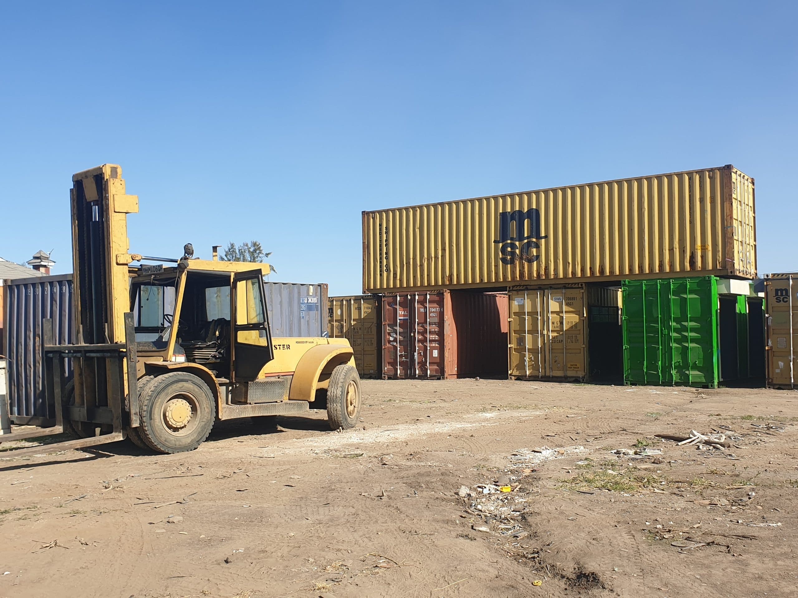 Container transport crane Kenya 4